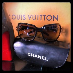 Authentic Chanel Sunglasses With Case